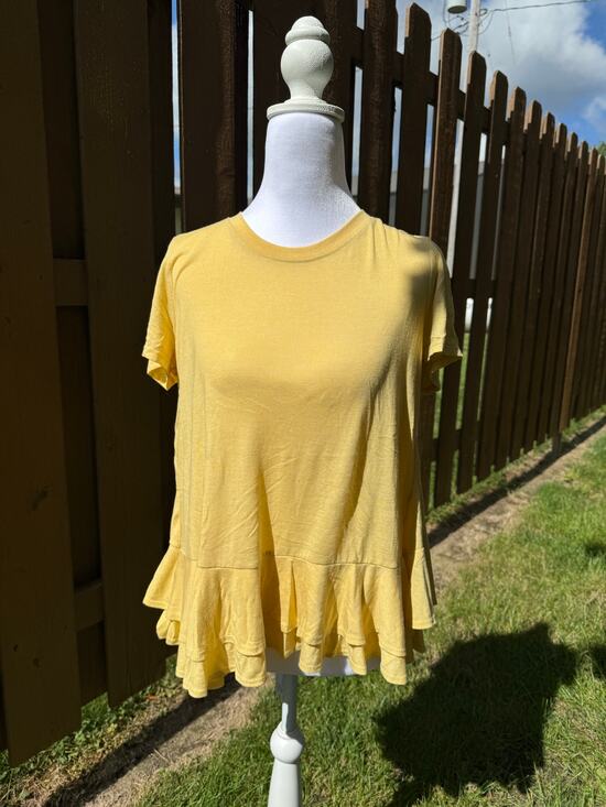Altar'd State Tops - Altar'd State Ruffle Shirt Size Medium